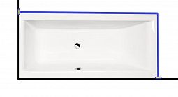 Карниз для ванны Alpen  Cleo  180x90